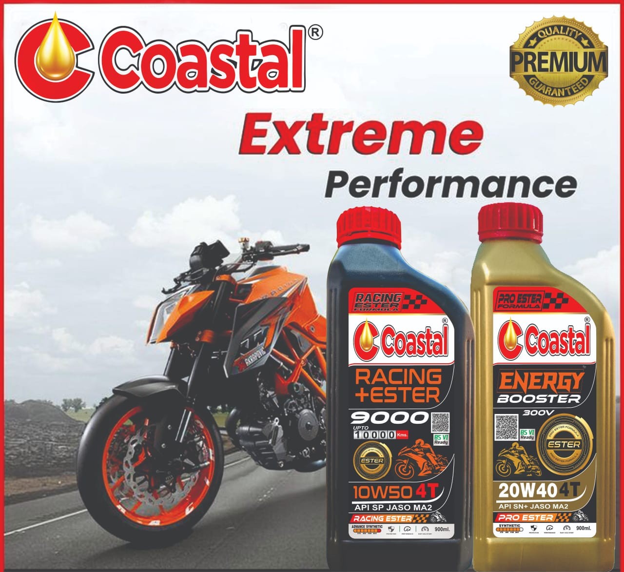 COASTAL ENERGY BOOSTER BIKE ENGINE OIL